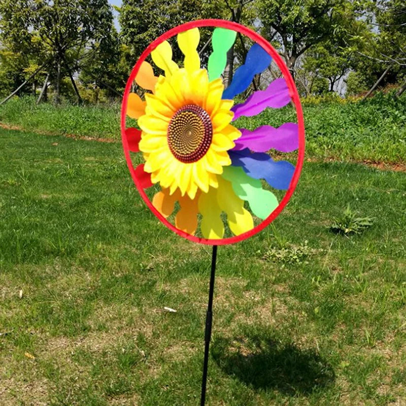 Sunflower Whirling Wind Spinner